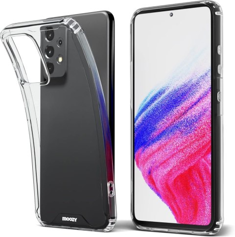 ETUI SAMSUNG GALAXY A53 5G CASE SILIKONOWY PRZEZROCZYSTY WZMOCNIONE ROGI