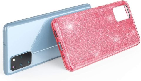 ETUI SAMSUNG GALAXY S20 CASE SILIKONOWY RÓŻOWY BROKAT WYTRZYMAŁY