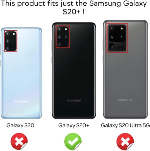 ETUI SAMSUNG GALAXY S20+ POKROWIEC SOLIDNE WYTRZYMAŁE PRZEZROCZYSTE PLECKI