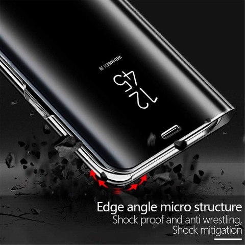 ETUI Z LUSTRZANĄ KLAPKĄ XIAOMI REDMI NOTE 9/POCO M3 6.53" CASE FIOLETOWY