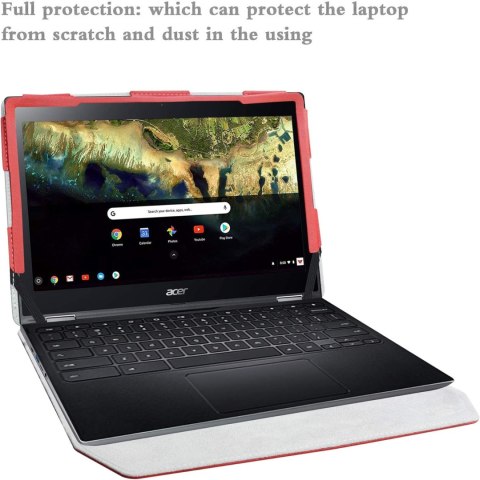 ETUI ZAMYKANE Z KLAPKĄ ACER CHROMEBOOK SPIN 511/311 11.6" CASE CZERWONY