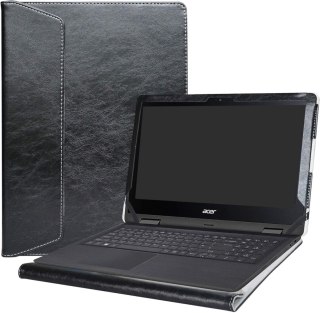 ETUI ZAMYKANE Z KLAPKĄ ACER SPIN 11.6" SP111-32N CASE CZARNY Z EKOSKÓRY