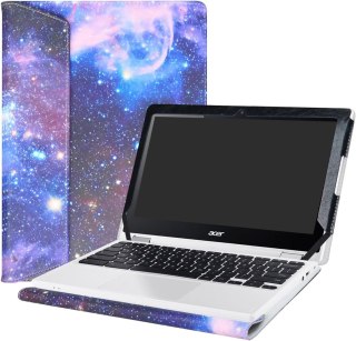 ETUI ZAMYKANE Z KLAPKĄ ASUS CHROMEBOOK R11 11.6" KOSMOS GALAXY GWIAZDY