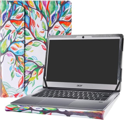 ETUI ZAMYKANE Z KLAPKĄ LAPTOP ACER SWIFT 3 SF314-51 14" KOLOROWE DRZEWO