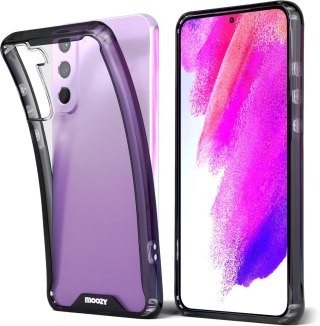 ETUISAMSUNG GALAXY S21 FE 5G CASE SILIKONOWY CIEMNA RAMKA BEZBARWNE PLECKI