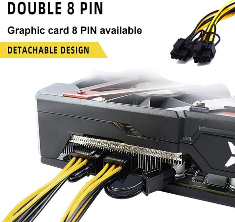 KABEL ZASILAJĄCY DO KARTY GRAFICZNEJ PCIe 8-PIN (6+2) GPU VGA