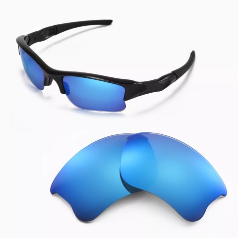 SZKŁA WYMIENNE DO OKULARÓW OAKLEY HALF JACKET 2.0 UV NIEBIESKIE 2szt