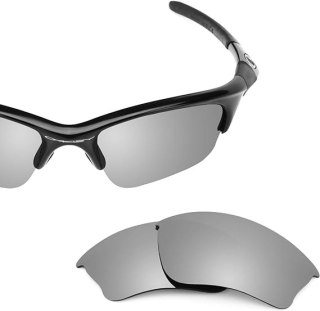 SZKŁA WYMIENNE DO OKULARÓW OAKLEY HALF JACKET XLJ POLARYZACYJNE SZARE 2szt