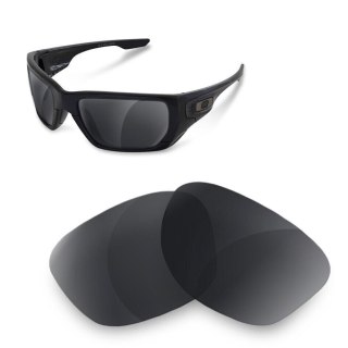 SZKŁA WYMIENNE DO OKULARÓW OAKLEY STYLE SWITCH UV CZARNE 2szt