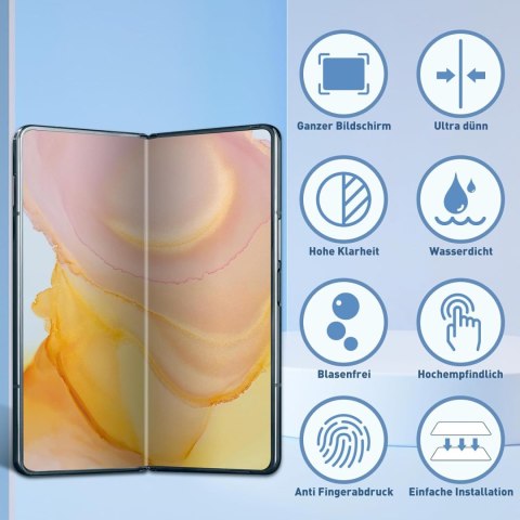 2X FOLIA OCHRONNA SAMSUNG GALAXY Z FOLD 5 PRZÓD TYŁ PEŁNA OCHRONA SM-F946B