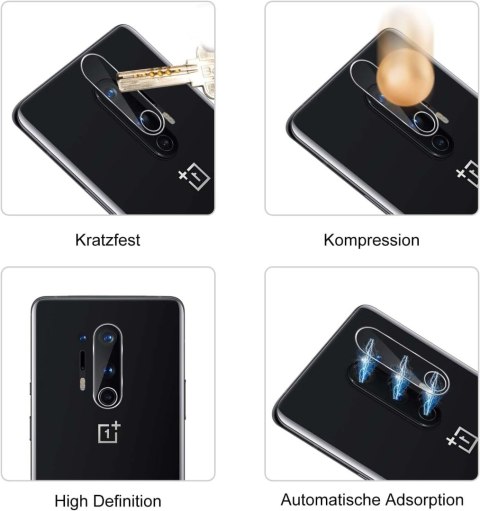 2x SZKŁO HARTOWANE ONEPLUS 8 PRO 6.78" ZAOKRĄGLONE BOKI +2x OCHRONA APARATU