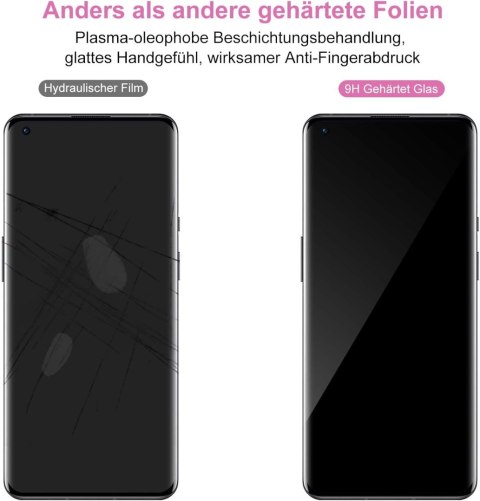 2x SZKŁO HARTOWANE ONEPLUS 8 PRO 6.78" ZAOKRĄGLONE BOKI +2x OCHRONA APARATU