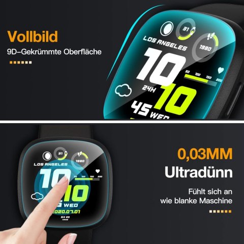 4x FOLIA OCHRONNA SMARTWATCH GOOGLE FITBIT VERSA 3/VERSA 4 WYSOKA CZUŁOŚĆ