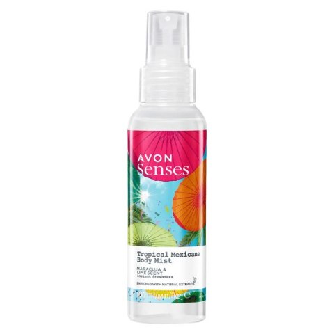 AVON MGIEŁKA DO CIAŁA TROPICAL MEXICANA LIMONKA MARAKUJA 100ML