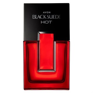 AVON WODA TOALETOWA MĘSKA BLACK SUEDE HOT BERGAMOTKA CYNAMON TYTOŃ 75ML