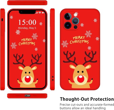 ETUI DO APPLE IPHONE 11 PRO MAX SILIKONOWE ŚWIĄTECZNE +2x SZKŁO HARTOWANE