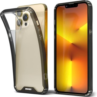 ETUI DO APPLE IPHONE 13 PRO CASE BEZBARWNE SILIKONOWE PLECKI CZARNA RAMKA