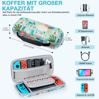 ETUI FUTERAŁ NA NINTENDO SWITCH OLED 2021/SWITCH 2017 NIEBIESKIE