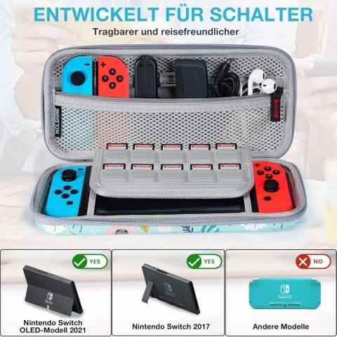 ETUI FUTERAŁ NA NINTENDO SWITCH OLED 2021/SWITCH 2017 NIEBIESKIE