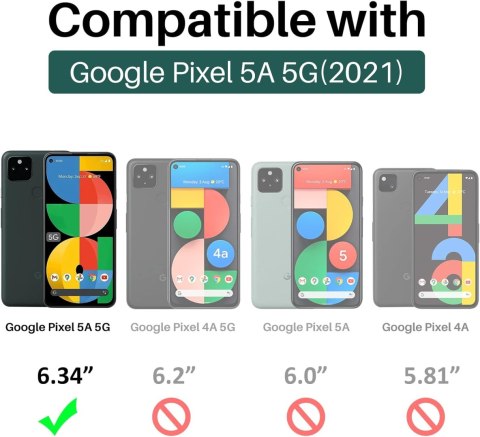 ETUI GOOGLE PIXEL 5A 6.34" SILIKONOWE PRZEZROCZYSTE WZMOCNIONE ROGI