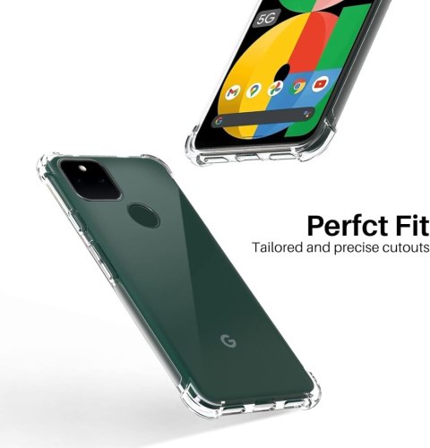 ETUI GOOGLE PIXEL 5A 6.34" SILIKONOWE PRZEZROCZYSTE WZMOCNIONE ROGI