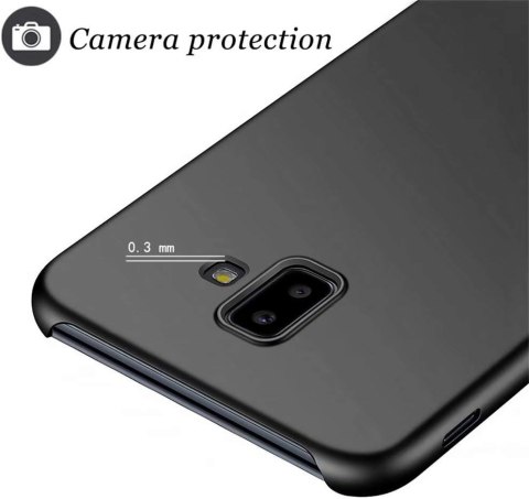 ETUI POKROWIEC DO SAMSUNG GALAXY J6+ DUAL SIM CZARNE PLECKI WYTRZYMAŁE