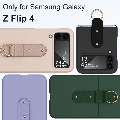 ETUI SKŁADANE SAMSUNG GALAXY Z FLIP 4 ZIELONE Z UCHWYTEM