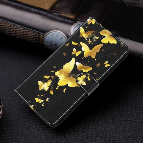 ETUI Z KLAPKĄ NOKIA G60 5G 6.58" CASE ZŁOTE MOTYLE ZAMYKANY SOLIDNY TA-1479 ETUI Z KLAPKĄ NOKIA G60 5G 6.58" CASE ZŁOTE MOTYLE ZAMYKANY SOLIDNY TA-1479