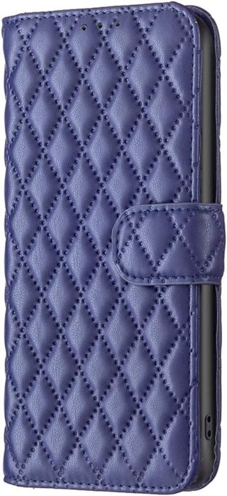 ETUI Z KLAPKĄ SAMSUNG GALAXY A04 CASE GRANATOWY PIKOWANY GLAMOUR