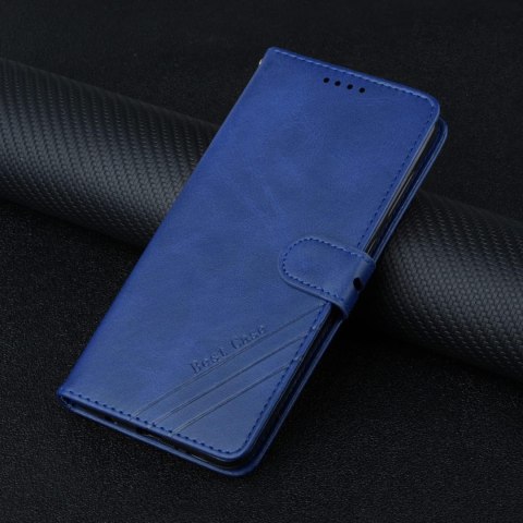 ETUI Z KLAPKĄ SAMSUNG GALAXY A04s CASE GRANATOWY Z EKOSKÓRY +ZAWIESZKA