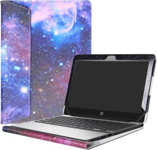 ETUI ZAMYKANE Z KLAPKĄ HP CHROMEBOOK 11.6" KOSMOS GALAXY GALAKTYKA