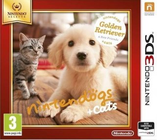 GRA NINTENDOGS GOLDEN RETRIEVER + CATS 3DS W PUDEŁKU