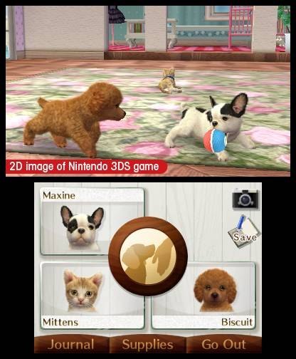 GRA NINTENDOGS GOLDEN RETRIEVER + CATS 3DS W PUDEŁKU