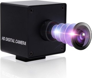 KAMERA INTERNETOWA USB ULTRA HD 4K 30FPS 170° RYBIE OKO CMOS CZARNA