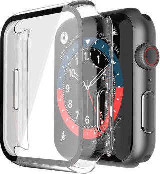 2x ETUI OBUDOWA NA ZEGAREK APPLE WATCH 7/8/9 41MM CASE PRZEZROCZYSTY