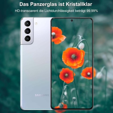 2x SZKŁO HARTOWANE SAMSUNG GALAXY S21+ ODPORNE NA ZARYSOWANIA SM-G996