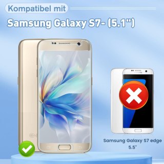 2x SZKŁO HARTOWANE SAMSUNG GALAXY S7 5.1" WYSOKA OCHRONA PRZED UDERZENIAMI