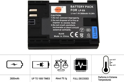 BATERIA LP-E6 DSTE DO CANON EOS