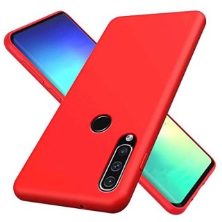 ETUI DO HUAWEI P30 LITE CZERWONE SILIKONOWE ELASTYCZNE PLECKI MAR-LX1A