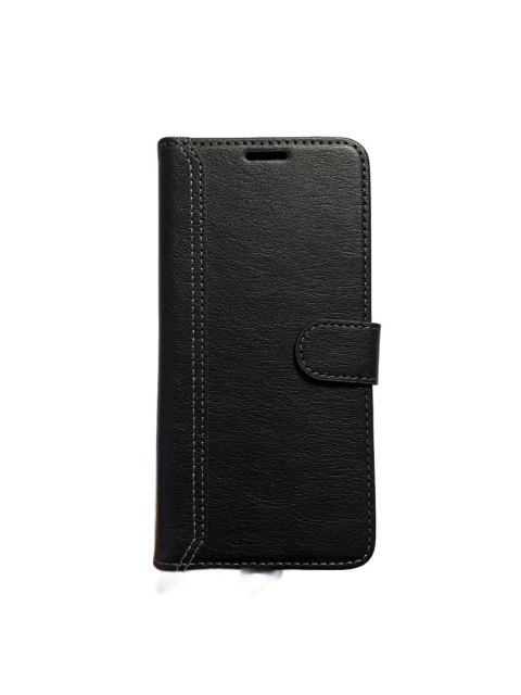 ETUI Z KLAPKĄ SAMSUNG GALAXY A53 5G CASE Z EKOSKÓRY CZARNY ELEGANCKI