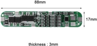 PŁYTA ZABEZPIECZAJĄCA BATERIĘ LI-ION PCB BMS 18560 18,5 V/21 V 15A