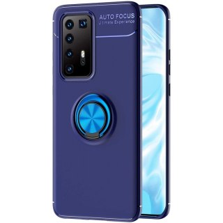 SILIKONOWE ETUI POKROWIEC DO HUAWEI P40 PRO SOLIDNE PLECKI GRANATOWE