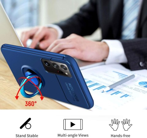 SILIKONOWE ETUI POKROWIEC DO HUAWEI P40 PRO SOLIDNE PLECKI GRANATOWE