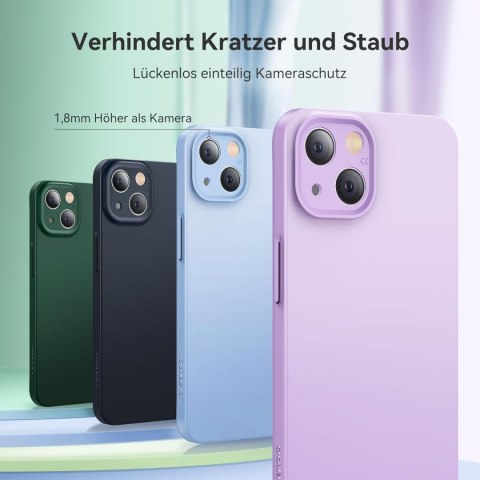 1X SZKŁO HARTOWANE ETUI DO APPLE IPHONE 13 6.1 POMARAŃCZOWY SLIM CASE