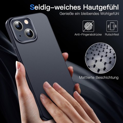 CASE ETUI POKROWIEC DO APPLE IPHONE 13 MOCNE CZARNE SOLIDNE PLECKI