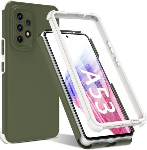 ETUI BUMPER DO SAMSUNG GALAXY A53 5G ZAMYKANE PEŁNA OCHRONA ZIELONE