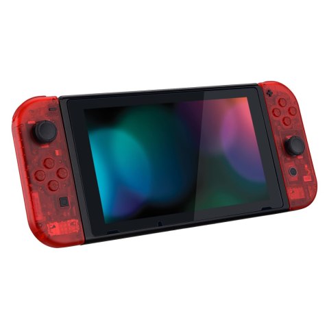 ETUI CASE NINTENDO SWITCH CZERWONY PRZEZROCZYSTY WYTRZYMAŁY