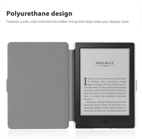 ETUI CZYTNIK KSIĄŻEK KINDLE PAPERWHITE 11-GEN 6" 2022 CZARNY BIAŁY ZYGZAK