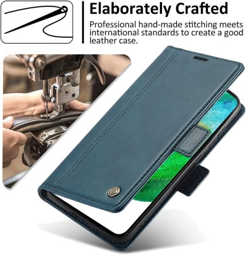 ETUI DO SAMSUNG GALAXY S21 CASE ZAMYKANY Z KLAPKĄ ZIELONY MIEJSCE NA KARTY