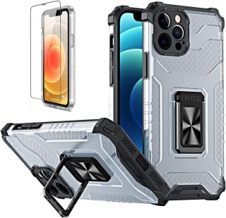 ETUI POKROWIEC DO APPLE IPHONE 11 PRO SOLIDNE BEZBARWNE CZARNE PLECKI A2160